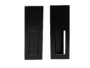 Maniglia Incasso Rettangolare Porta Scorrevole/Battente modello Duplex Zero foro cieco placchetta Copripresa varie finiture | Saletta - immagine 3